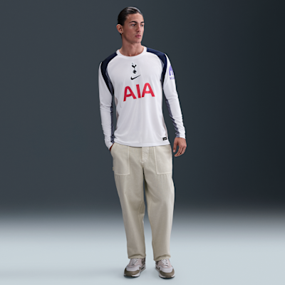 Maglia da calcio replica a manica lunga Nike Dri-FIT Tottenham Hotspur 2025/26 Stadium da uomo – Home
