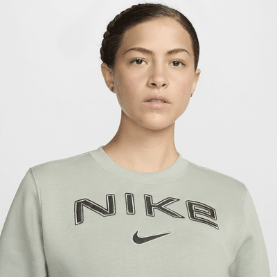 Sudadera de cuello redondo con loogotipo para mujer Nike Sportswear Phoenix Fleece