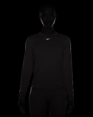 Nike Dri-FIT Swift Element UV Women's Crew-Neck Running Top. Nike