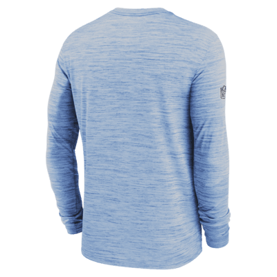 Playera de manga larga Nike Dri-FIT de la NFL para hombre Tennessee Titans Sideline Velocity