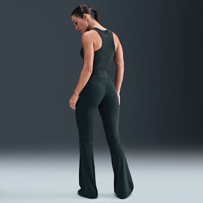 Damskie legginsy z wysokim stanem i rozszerzanymi nogawkami Nike Zenvy