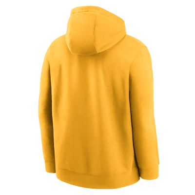 Nike Lettering Club (MLB Oakland Athletics) Men's Pullover Hoodie