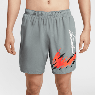 ナイキ チャレンジャー メンズ Dri-FIT 18cm ランニングショートパンツ (インナー付き)