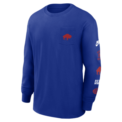 Buffalo Bills Rewind Max90 Pocket Men's Nike NFL Long-Sleeve T-Shirt