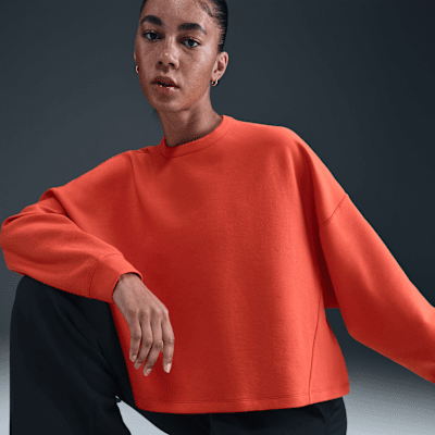 Playera Dri-FIT oversized de cuello redondo para mujer Nike 24.7 ImpossiblySoft
