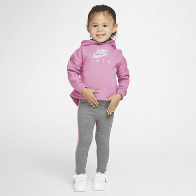 Toddler Girls Nike Tye dye hoodie & pink or purple leggings outfit