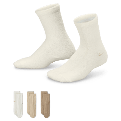 Nike Little Kids' Supersoft Cozy Socks (3 Pairs)