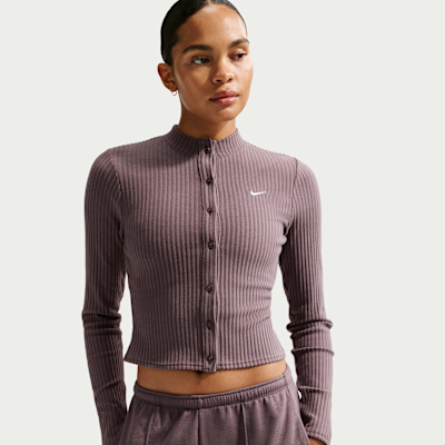 Nike Sportswear Chill Knit Women's Slim Wide-Ribbed Cardigan