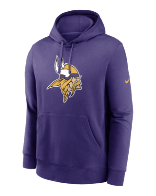 Мужское худи Minnesota Vikings Club Logo Nike NFL Pullover Hoodie