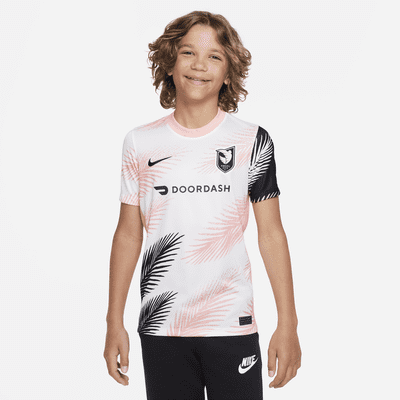 Jersey de fútbol Nike Dri-FIT para niños talla grande Angel City FC ...