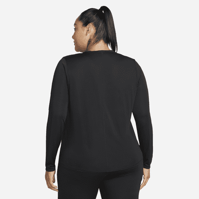 Nike Dri-FIT One Women's Standard Fit Long-Sleeve Top (Plus Size)