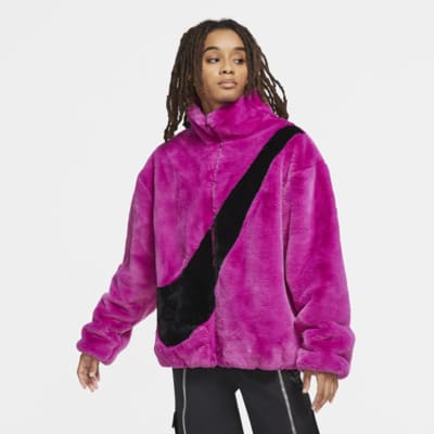 ladies faux fur jacket