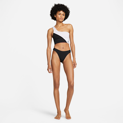 Top de bikini 3 en 1 Nike Color Block para mujer
