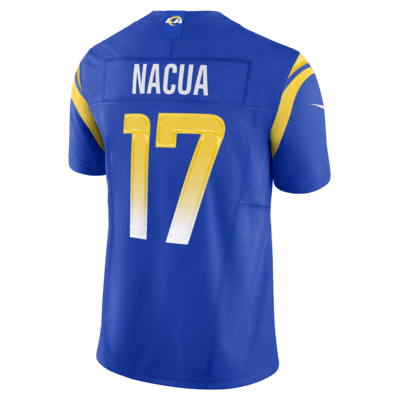 Jersey Nike Dri-FIT de la NFL Limited para hombre Puka Nacua Los Angeles Rams