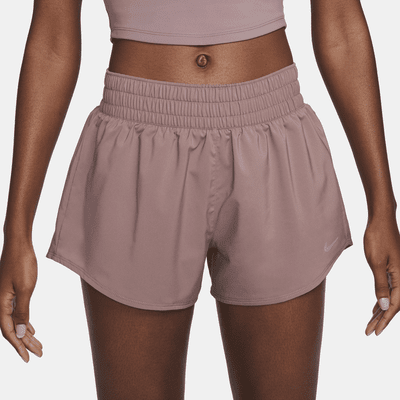 Nike One Women's Dri-FIT Mid-Rise 3" Brief-Lined Shorts