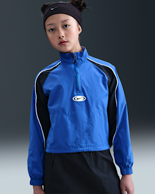 Детская куртка Nike Sportswear Girls' 1/4-Zip Track