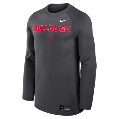 Georgia Dugout Game Time Men's Nike Dri-FIT College Long-Sleeve T-Shirt