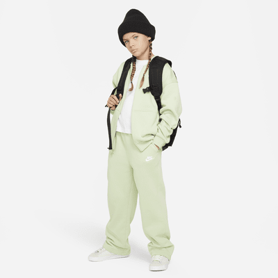 Nike Sportswear Club Fleece Big Kids' (Girls') Wide-Leg Pants