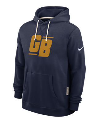 Мужское худи Green Bay Packers Alt Offensive Set Play Sideline Nike Dri-FIT NFL Pullover Hoodie