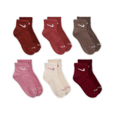 Nike Dri-FIT Younger Kids' Ankle Socks (6-Pack)