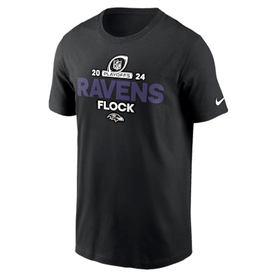 Baltimore Ravens 2024 NFL Playoffs Men's Nike NFL T-Shirt Men's Nike NFL T-Shirt