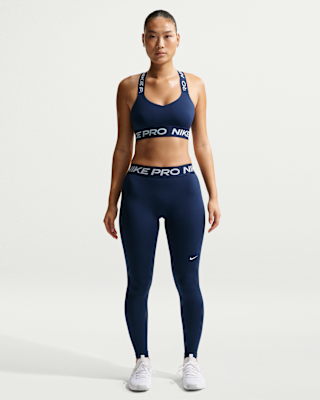 Женские тайтсы Nike Pro Mid-Rise Full-Length Leggings