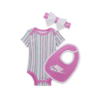 Nike Happy Camper Baby 3-Piece Bodysuit Box Set