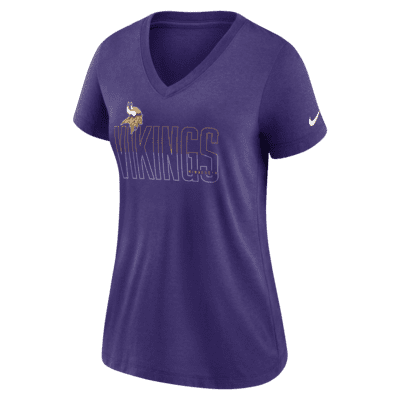 Womens Vikings V-Neck Tee