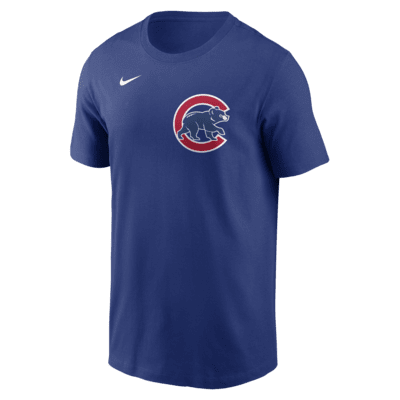 Playera Nike de la MLB para hombre Dansby Swanson Chicago Cubs Fuse