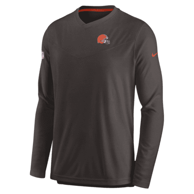 Nike Dri-FIT Lockup Coach UV (NFL Cleveland Browns) Men's Long-Sleeve ...