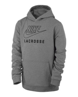 Подростковое худи Nike Swoosh Club Fleece Big Kids' Lacrosse Pullover Hoodie