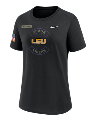 Женская футболка LSU Military Appreciation Nike Dri-FIT College