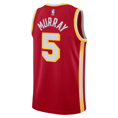 Jersey Nike Dri-FIT de la NBA Swingman para hombre Atlanta Hawks Icon Edition 2022/23