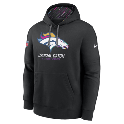 Sudadera con gorro sin cierre Nike de la NFL para hombre Denver Broncos Crucial Catch Club