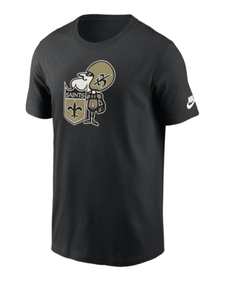 Мужская футболка New Orleans Saints Rewind Logo Essential Nike NFL