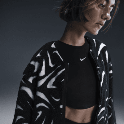 Veste ample à poils longs Nike Sportswear pour femme