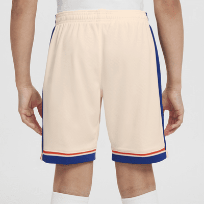 Chelsea FC 2024/25 Stadium (bortedrakt) Nike Dri-FIT Replica fotballshorts til store barn