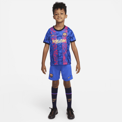 FC Barcelona 2021/22 Third Little Soccer Kit.