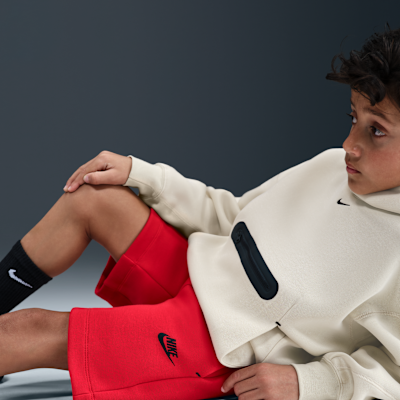 Shorts para niño talla grande Nike Sportswear Tech Fleece