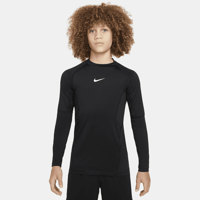Nike Pro Older Kids' (Boys') Dri-FIT Long-Sleeve Top. Nike HR
