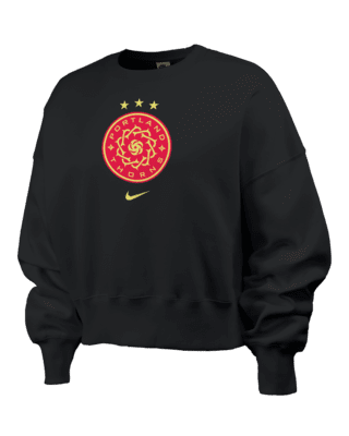 Женский свитшот Portland Thorns FC Phoenix Fleece Nike NWSL Crew-Neck