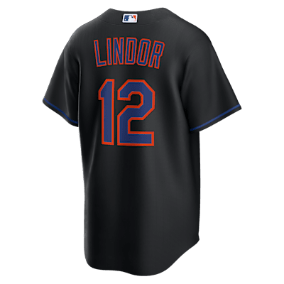 Francisco Lindor New York Mets Men's Nike MLB Replica Jersey