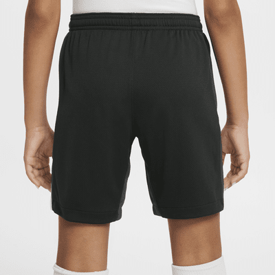 Liverpool FC 2024/25 Stadium Uit Nike replicavoetbalshorts met Dri-FIT voor kids