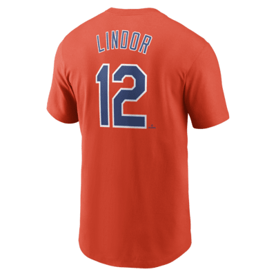 Francisco Lindor New York Mets Fuse Men's Nike MLB T-Shirt