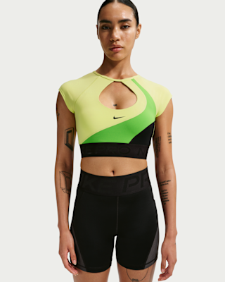 Женские шорты Nike Pro Sculpt Medium-Support Padded Short-Sleeve Sports Bra