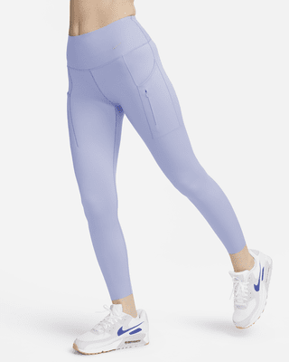Leggings Nike Go i 7/8-längd med fast stöd, midja och för kvinnor. Nike SE