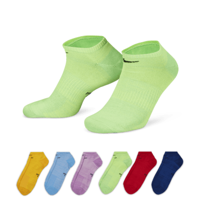 Nike Everyday Lightweight No-Show Training Socks (6 Pairs)