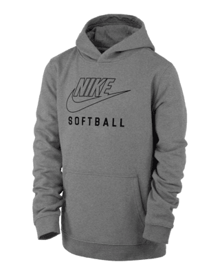 Подростковое худи Nike Swoosh Club Fleece Big Kids' Softball Pullover Hoodie