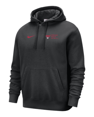 Мужское худи Chicago Bulls Club Courtside Nike NBA Pullover Hoodie