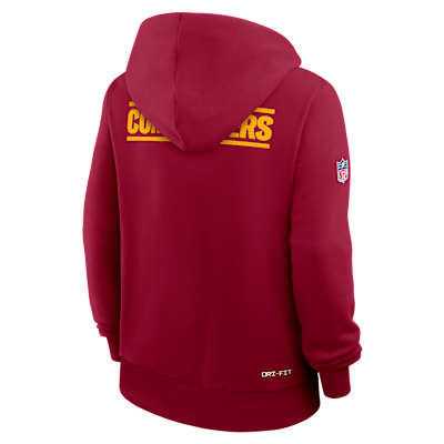 Sudadera con gorro sin cierre Nike Dri-FIT de la NFL para mujer Washington Commanders Sideline